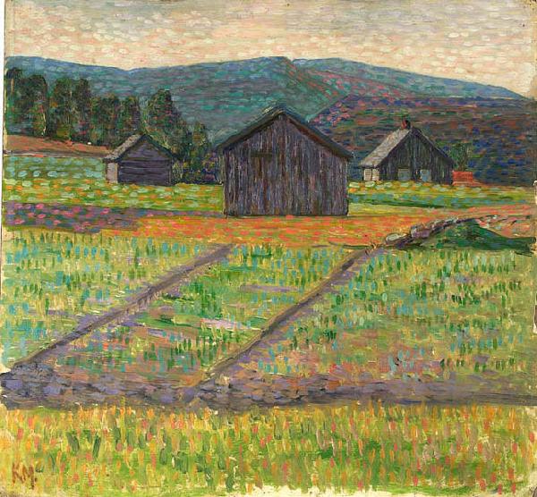 konrad magi Landscape of Norway oil painting image